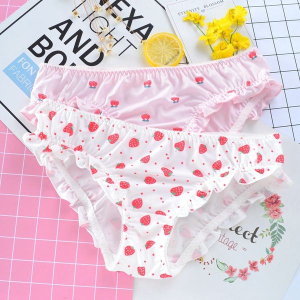 women's panties underpants women lace ruffled pretty girls underwear sweet lovely milk silk japanese lingerie print strawberry, Black;pink
women's panties underpants women lace ruffled pretty girls underwear sweet lovely milk silk japanese lingerie print strawberry, Black;pink