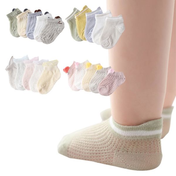 2020 5 pair/lot kids soft cotton socks boy girl baby cute cartoon warm mesh thin breathable sport socks summer children gift, Pink;yellow
2020 5 pair/lot kids soft cotton socks boy girl baby cute cartoon warm mesh thin breathable sport socks summer children gift, Pink;yellow