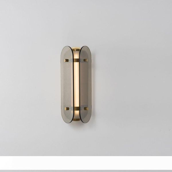 

new nordic wall lamp bedroom beside study simple creative glass wall lights walk way stairs corridorliving room glass wall sconces