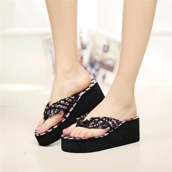 new arrival women ladies girls wedges floral flip flops sandals slippers beach shoes fashion platform mid heel flip flops a50, Black
new arrival women ladies girls wedges floral flip flops sandals slippers beach shoes fashion platform mid heel flip flops a50, Black