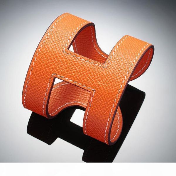 a gift womens brand jewelry bracelet fashion leather bracelet designer wedding accessories with orange box, Black
a gift womens brand jewelry bracelet fashion leather bracelet designer wedding accessories with orange box, Black