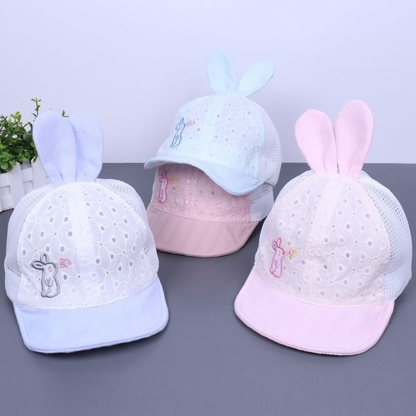 children's sun girl's new rabbit net sunscreen ear soft edge cap net hat cute breathable sunscreen hat, Blue;gray
children's sun girl's new rabbit net sunscreen ear soft edge cap net hat cute breathable sunscreen hat, Blue;gray