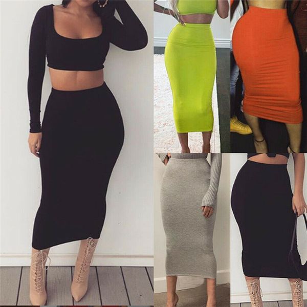 new stretch pencil skirt womens high waist below knee midi fitted solid skirts ladies work office solid package hip skirt club, Black
new stretch pencil skirt womens high waist below knee midi fitted solid skirts ladies work office solid package hip skirt club, Black