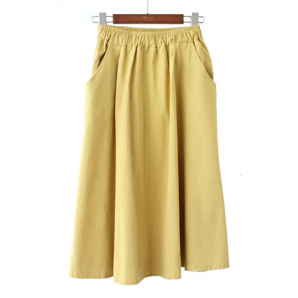 midi skirt women new fashion elastic waist side pockets ruched sun falda female casual solid empire a line cotton skirt, Black
midi skirt women new fashion elastic waist side pockets ruched sun falda female casual solid empire a line cotton skirt, Black