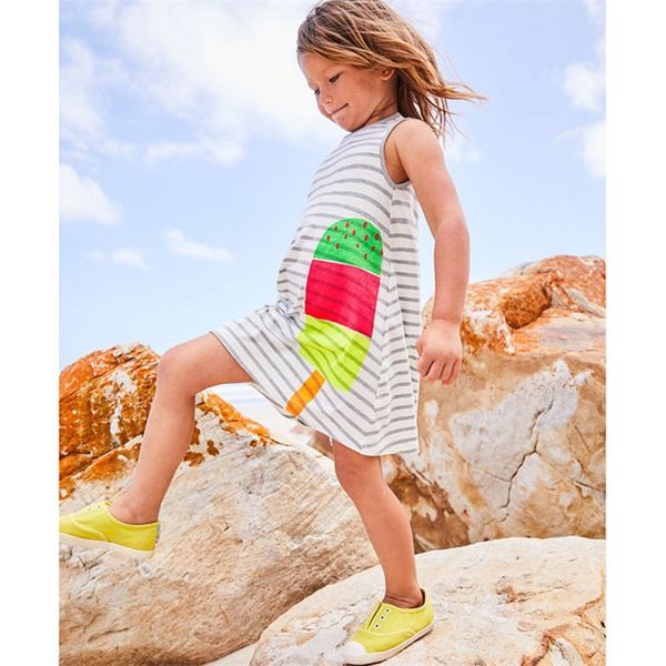 jumping meters sleeveless dresses cotton princess stripe ice cream baby girls clothes summer kids costumes casual school dress, Red;yellow
jumping meters sleeveless dresses cotton princess stripe ice cream baby girls clothes summer kids costumes casual school dress, Red;yellow