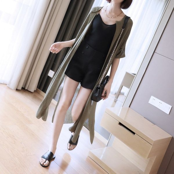 rgqnk spring mid-length loose air-conditioned shirt spring and summer coat knitwear new women's knitwear korean-style online celebrity, White
rgqnk spring mid-length loose air-conditioned shirt spring and summer coat knitwear new women's knitwear korean-style online celebrity, White