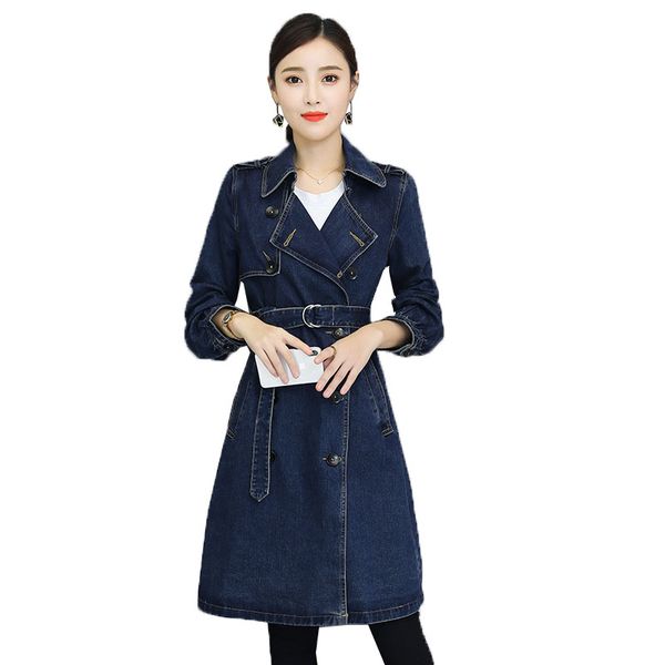 women's jackets youth women denim jacket korean style embroidered coat female autumn trench plus size r273, Black;brown
women's jackets youth women denim jacket korean style embroidered coat female autumn trench plus size r273, Black;brown
