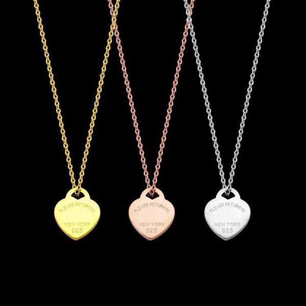 z48 heart shape lucky style necklace pendant lover women factory wholesale 18k gold plated love jewelry have logo tt brand quality, Silver
z48 heart shape lucky style necklace pendant lover women factory wholesale 18k gold plated love jewelry have logo tt brand quality, Silver