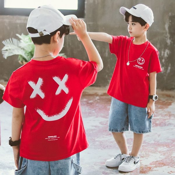 k0dst boys' summer clothes 2020 new fashionable short sleeve t-shirt clothing big children's cotton half sleeve big boy's chi, Blue
k0dst boys' summer clothes 2020 new fashionable short sleeve t-shirt clothing big children's cotton half sleeve big boy's chi, Blue