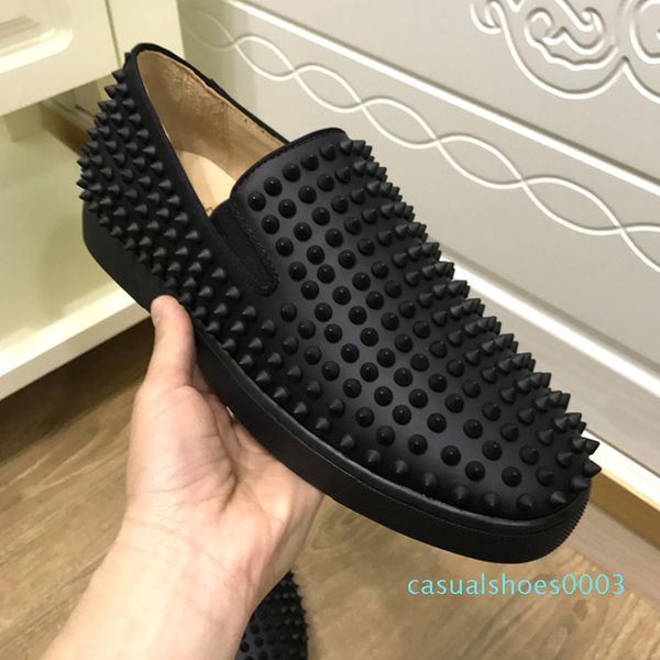 novelty men's casual shoes spiked rivets low slip-on simple style trend male loafers popular comfortable men shoes c03, Black
novelty men's casual shoes spiked rivets low slip-on simple style trend male loafers popular comfortable men shoes c03, Black