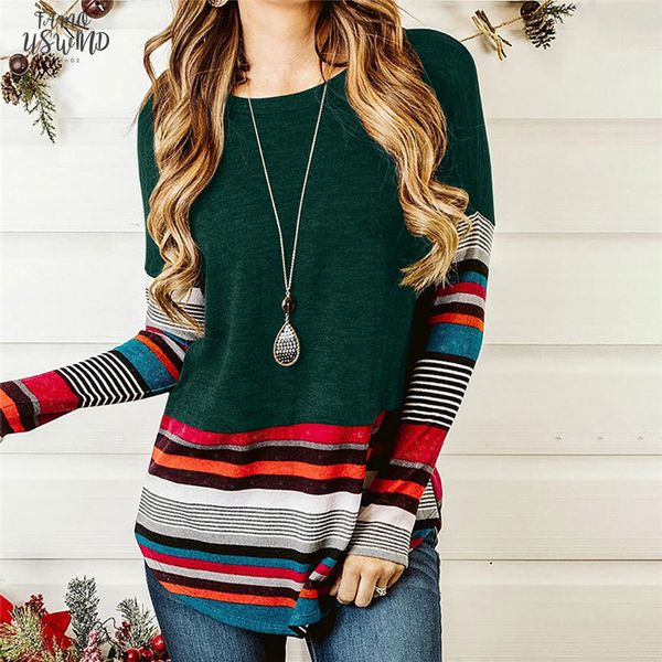 striped t shirt women splicing long sleeve women loose tee shirts autumn winter t shirt fashion tee female tee, White
striped t shirt women splicing long sleeve women loose tee shirts autumn winter t shirt fashion tee female tee, White