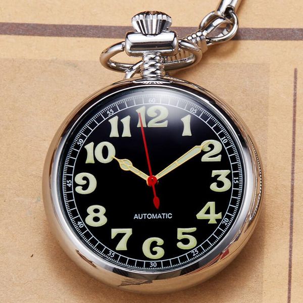 silver pocket watch copper automatic mechanical pocket watches men women skeleton steampunk self-winding fob watch chain pendant t200502, Slivery;golden
silver pocket watch copper automatic mechanical pocket watches men women skeleton steampunk self-winding fob watch chain pendant t200502, Slivery;golden