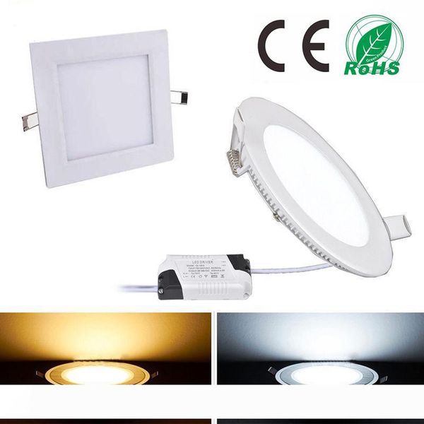 Dimmable Led Panel Light SMD 2835 9W 12W 15W 18W 21W 2200LM 110-240V Led Ceiling lights spotlight lamps downlight lamp + driver
Dimmable Led Panel Light SMD 2835 9W 12W 15W 18W 21W 2200LM 110-240V Led Ceiling lights spotlight lamps downlight lamp + driver