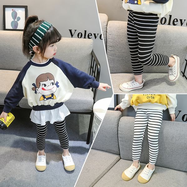 4uees girls' autumn striped leggings 2019 girls' baby's striped small tight pants trousers and trousers and medium-sized chil, Blue
4uees girls' autumn striped leggings 2019 girls' baby's striped small tight pants trousers and trousers and medium-sized chil, Blue