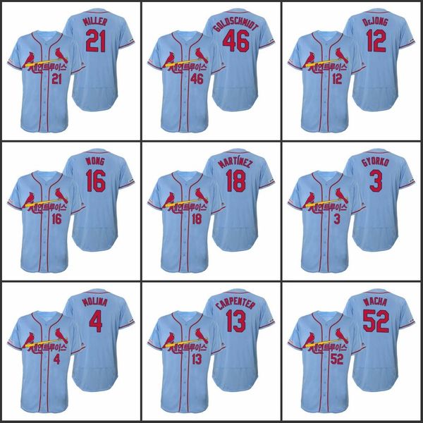 st. louis cardinals men #4 yadier molina 46 paul goldschmidt 50 adam wainwright women youth korean flex base custom jersey, Black
st. louis cardinals men #4 yadier molina 46 paul goldschmidt 50 adam wainwright women youth korean flex base custom jersey, Black