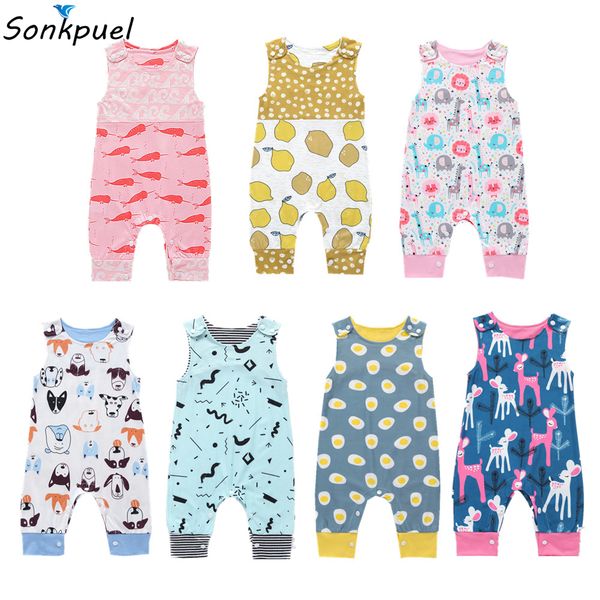 0-24m baby rompers summer clothes newborn boys clothing sleeveless cartoon jumpsuit infant girl romper toddler outfit jumpsuit t200721, Blue
0-24m baby rompers summer clothes newborn boys clothing sleeveless cartoon jumpsuit infant girl romper toddler outfit jumpsuit t200721, Blue