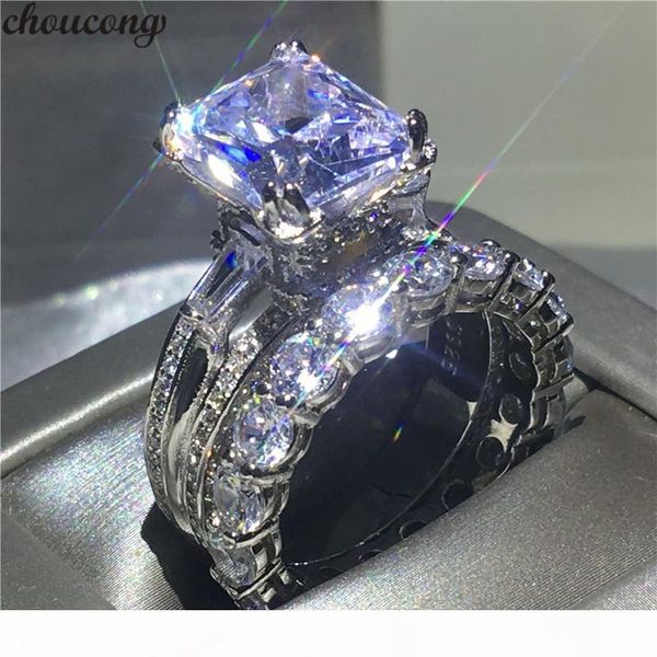 choucong eiffel tower shape ring 8ct diamond 925 sterling silver engagement wedding band rings set for women bridal bijoux, Slivery;golden 
choucong eiffel tower shape ring 8ct diamond 925 sterling silver engagement wedding band rings set for women bridal bijoux, Slivery;golden