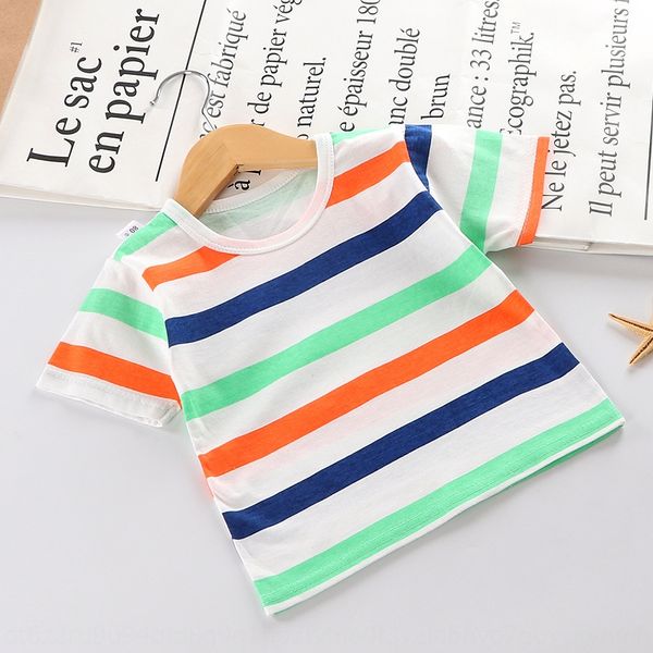 short-sleeved new men's and women's t-shirt children's clothing printed striped children's clothes baby's t-shirt, Blue
short-sleeved new men's and women's t-shirt children's clothing printed striped children's clothes baby's t-shirt, Blue