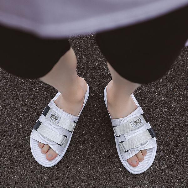 men flip-flops summer couple slippers slides slip-resistant outside beach slippers sandals footwear casual shoes, Black
men flip-flops summer couple slippers slides slip-resistant outside beach slippers sandals footwear casual shoes, Black