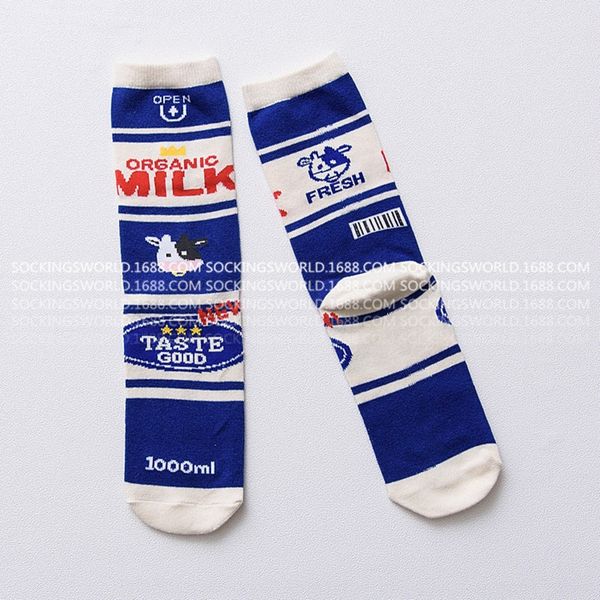 and sale creative fashion brand milk illustration women's spring mid-calf socks women's letter fun socks cotton, Pink;yellow
and sale creative fashion brand milk illustration women's spring mid-calf socks women's letter fun socks cotton, Pink;yellow