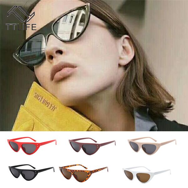 ttlife retro cat eye sunglasses women triangle eyeglasses vintage cateye sun glasses female uv400 small designer shade sunglass, White;black
ttlife retro cat eye sunglasses women triangle eyeglasses vintage cateye sun glasses female uv400 small designer shade sunglass, White;black