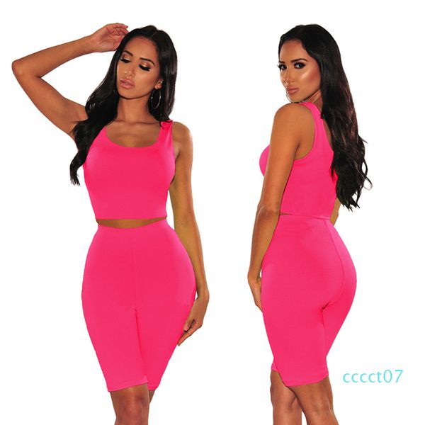 2 piece set women casual plain yoga set sleeveless crop shorts sports suit gym clothing fitness workout tracksuit ct07, White;red
2 piece set women casual plain yoga set sleeveless crop shorts sports suit gym clothing fitness workout tracksuit ct07, White;red