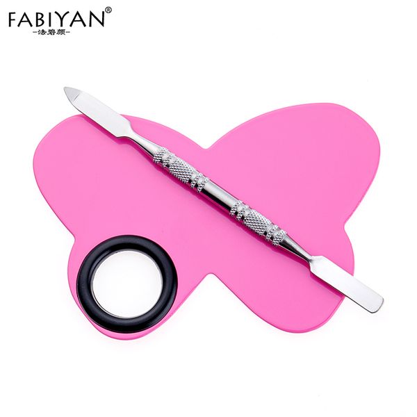 nail art kits stainless steel butterfly heart palette with spatula eye shadowp foundation cream polish mixing makeup cosmetic tools
nail art kits stainless steel butterfly heart palette with spatula eye shadowp foundation cream polish mixing makeup cosmetic tools