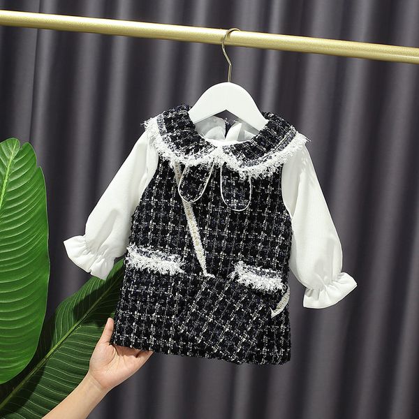 girls lady style princess dress fashion autumn doll a- line dress collar fake two-piece above knee, mini plaid cute cotton full, Red;yellow
girls lady style princess dress fashion autumn doll a- line dress collar fake two-piece above knee, mini plaid cute cotton full, Red;yellow