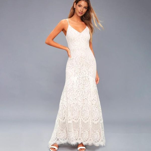 casual dresses long dress women spaghetti strap high waist bridesmaid wedding party night evening prom dance maxi lace white vestidos, Black;gray
casual dresses long dress women spaghetti strap high waist bridesmaid wedding party night evening prom dance maxi lace white vestidos, Black;gray