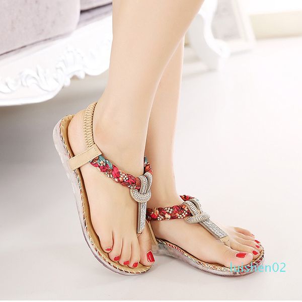timetang women sandals bohemia women casual shoes beach summer girls flip flops gladiator fashion cute flats sandals l02, Black
timetang women sandals bohemia women casual shoes beach summer girls flip flops gladiator fashion cute flats sandals l02, Black