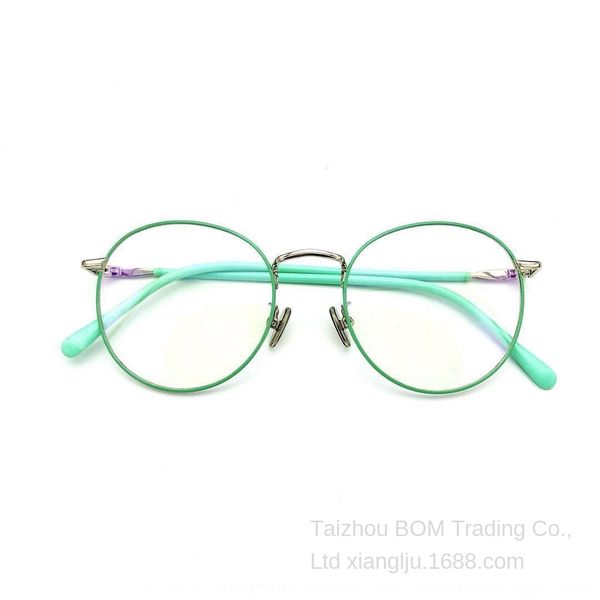 metal plain women's artistic myopia frame men's 5208 myopia glasses fashion glasses, Silver
metal plain women's artistic myopia frame men's 5208 myopia glasses fashion glasses, Silver