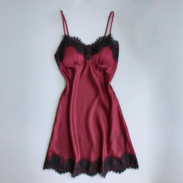 women's sleepwear female lingerie v neck sling lace nightdress women nightgown temptation babydoll silk night dress, Black;red
women's sleepwear female lingerie v neck sling lace nightdress women nightgown temptation babydoll silk night dress, Black;red
