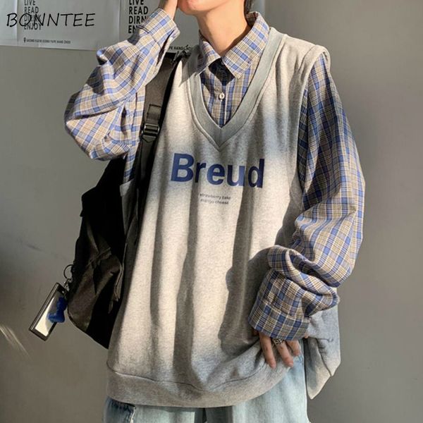 men sweatshirts no hat plaid spring korean style chic leisure loose students trendy mens hoodies ins bf letter printed ulzzang, Black
men sweatshirts no hat plaid spring korean style chic leisure loose students trendy mens hoodies ins bf letter printed ulzzang, Black