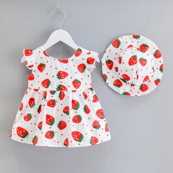 cute strawberry print princess dress toddler baby girls sleeve floral print backless princess dress+hat summer dress, Red;yellow
cute strawberry print princess dress toddler baby girls sleeve floral print backless princess dress+hat summer dress, Red;yellow