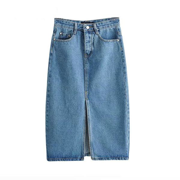 denim skirts women 2020 fashion split mid calf length skirts vintage pocket blue saia ladies high waist midi skirt, Black
denim skirts women 2020 fashion split mid calf length skirts vintage pocket blue saia ladies high waist midi skirt, Black
