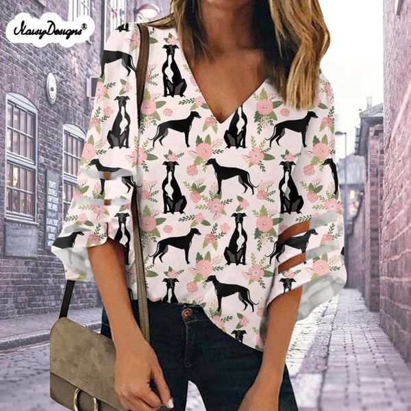 noisydesigns womens and blouses tunnic blusas 2020 verano flower greyhound dog prints lady 2xl clothing dropshipping, White
noisydesigns womens and blouses tunnic blusas 2020 verano flower greyhound dog prints lady 2xl clothing dropshipping, White