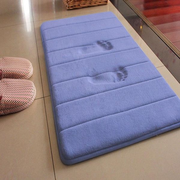 thickened memory sponge bathroom water absorbing door bathroom floor mat bedroom non-slip floor mat 
thickened memory sponge bathroom water absorbing door bathroom floor mat bedroom non-slip floor mat