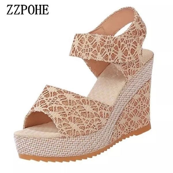 zzpohe women sandals summer new woman fashion platform high heels open toe wedge sandals casual comfortable female shoes, Black
zzpohe women sandals summer new woman fashion platform high heels open toe wedge sandals casual comfortable female shoes, Black