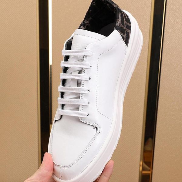 white leather low - sneaker mens shoes new arrival footwears lace -up sports casual men shoes breathable luxury manner schu, Black
white leather low - sneaker mens shoes new arrival footwears lace -up sports casual men shoes breathable luxury manner schu, Black