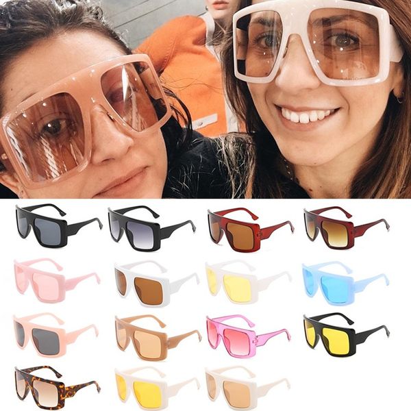 wholesale 2020 new fashion oversized plastic sunglasses women brand designer colorful square sun glasses female driving shades, White;black
wholesale 2020 new fashion oversized plastic sunglasses women brand designer colorful square sun glasses female driving shades, White;black