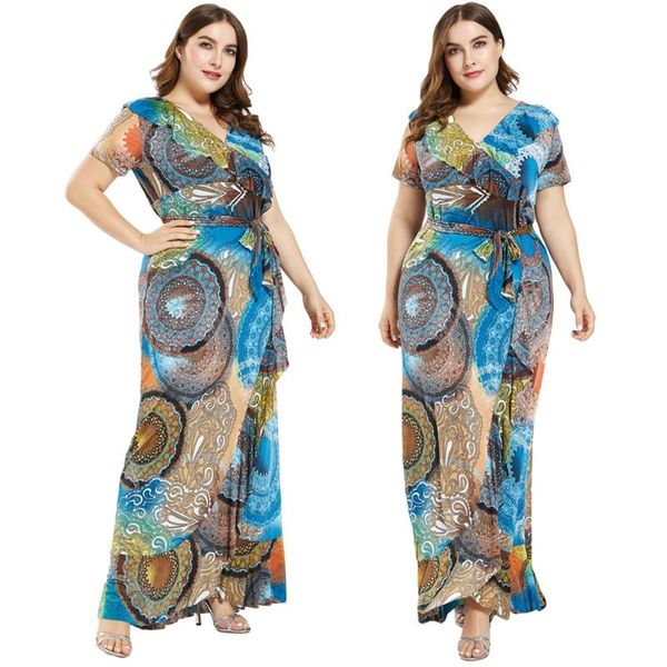ethnic clothing summer kaftan boho printed v-neck short sleeve long maxi dress muslim women cocktail holiday beach casual plus size sundress, Red
ethnic clothing summer kaftan boho printed v-neck short sleeve long maxi dress muslim women cocktail holiday beach casual plus size sundress, Red