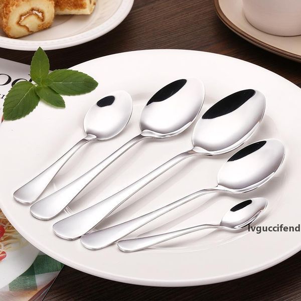 304 stainless steel soup spoon 5 different size cooking soup cooking spoon long handle coffee spoon ing
304 stainless steel soup spoon 5 different size cooking soup cooking spoon long handle coffee spoon ing