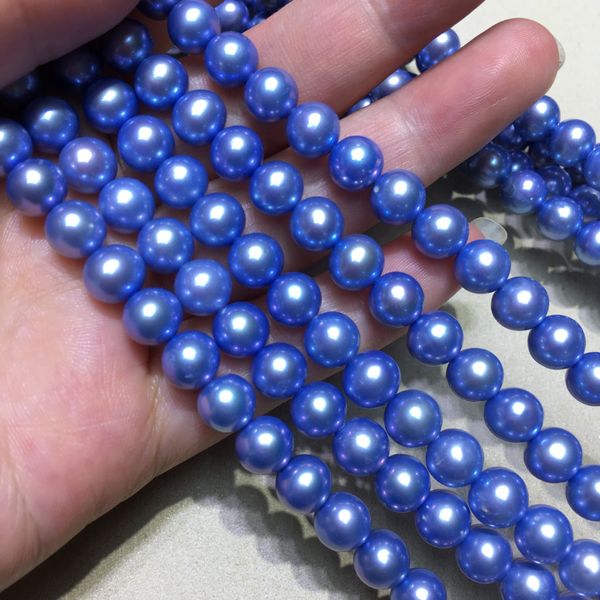 fashion starry blue diy semi-finished products loose real light diy pearl water pearl necklace, Silver
fashion starry blue diy semi-finished products loose real light diy pearl water pearl necklace, Silver