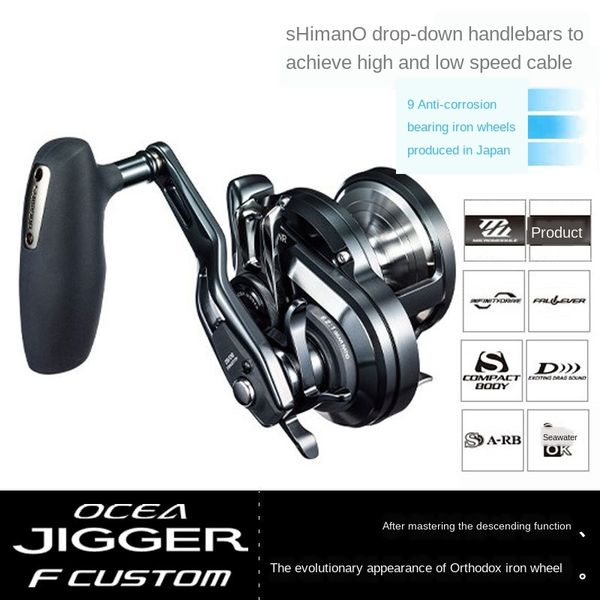 shimano/ shimano ocea jigger 19 metal drum boat fishing roller roller tow fishing wheel iron plate wheel
shimano/ shimano ocea jigger 19 metal drum boat fishing roller roller tow fishing wheel iron plate wheel
