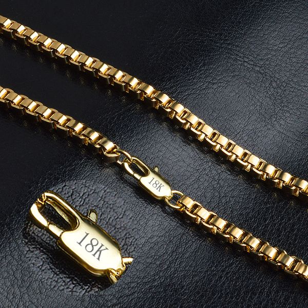 meekcat gold chain necklace fashion jewelry necklace 18 k 4 mm of men box chain of geometric patterns, Silver
meekcat gold chain necklace fashion jewelry necklace 18 k 4 mm of men box chain of geometric patterns, Silver