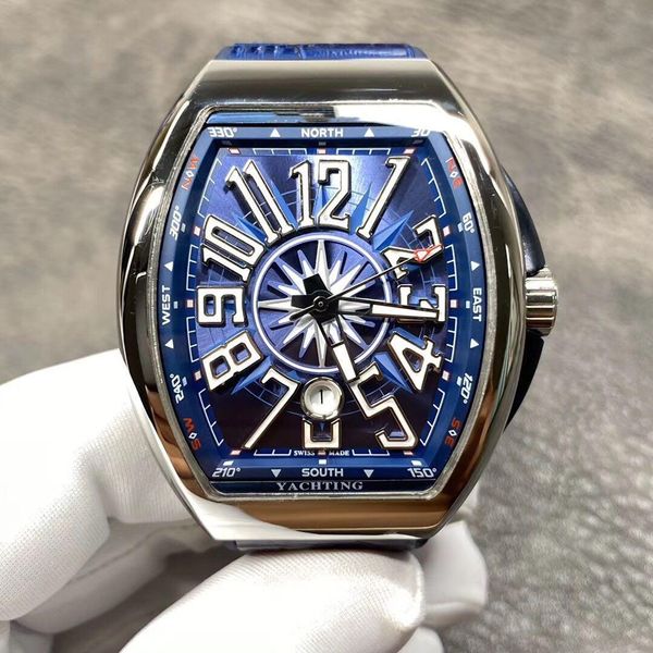 abf factory automatic mechanical movement eta2824 watch by 44mm316 fine steel blue yacht literal sapphire crystal glass rubber watchband, Slivery;brown
abf factory automatic mechanical movement eta2824 watch by 44mm316 fine steel blue yacht literal sapphire crystal glass rubber watchband, Slivery;brown