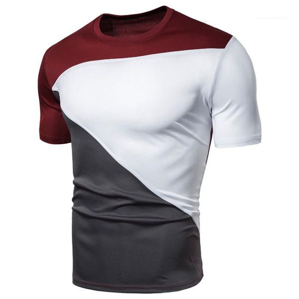panelled t shirt for mens slim fit o-neck male casual summer tees homme clothes short sleeve, White;black
panelled t shirt for mens slim fit o-neck male casual summer tees homme clothes short sleeve, White;black