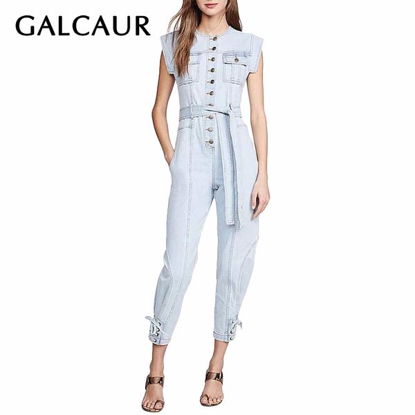 galcaur denim jumpsuits women o neck sleeveless high waist lace up bowknot playsuits female for summer 2020 casual fashion, Black;white
galcaur denim jumpsuits women o neck sleeveless high waist lace up bowknot playsuits female for summer 2020 casual fashion, Black;white