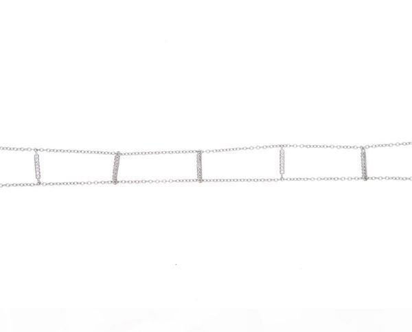 925 sterling silver double chain choker micro pave cz bar choker fashion delicate chain women ladies gift silver choker necklace
925 sterling silver double chain choker micro pave cz bar choker fashion delicate chain women ladies gift silver choker necklace