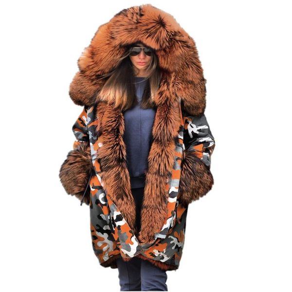 women winter parka coat overcoat long sleeve faux fur coat jacket with hooded thick warm cotton female furs jacket outwear, Black
women winter parka coat overcoat long sleeve faux fur coat jacket with hooded thick warm cotton female furs jacket outwear, Black